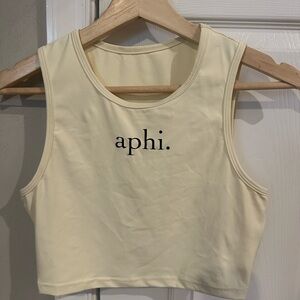 Cream Women's Alpha Phi Tank Top